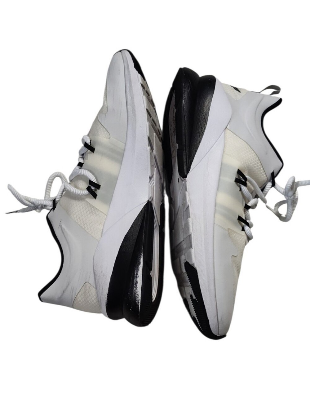 White Fabletics Palms Performance Athletic Running Sneakers Sz 8.5